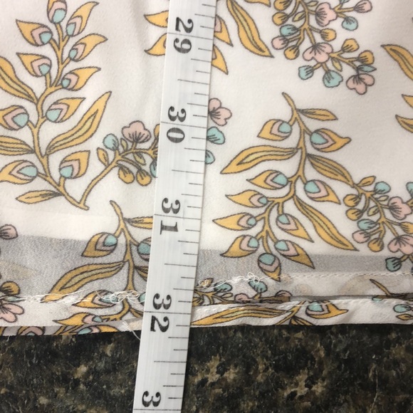 Loft lined print skirt with pockets xl 16 - Picture 6 of 9